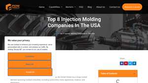 Top 8 Injection Molding Companies In The USA - FOW Mould - plastic injection molding companies