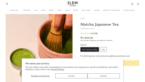 Buy Japanese Matcha Green Tea Online to Elevate Your Health - ILEM JAPAN - matcha green tea supplier
