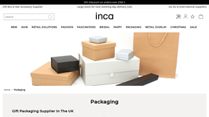 Wholesale Gift Packaging, Boxes & Displays | Inca UK - gift box supplier