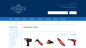 Pneumatic Air Tools - Impact Wrenches - Industrial Tool Supply - pneumatic tools supplier