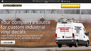 Custom Vinyl Decals - Industry Decals - decal supplier