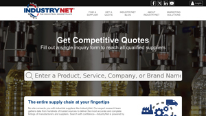 IndustryNet® - Machinery, Parts, Supplies, Services - Industrial ... - machine parts suppliers