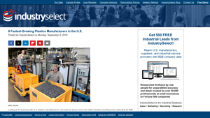 8 Top Plastics Manufacturers in the U.S. - IndustrySelect® - plastic products supplier