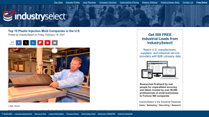 Top 10 Plastic Injection Mold Companies in the U.S. - IndustrySelect - plastic injection molding companies