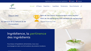 Fournisseur d'ingrédients alimentaires pour l'industrie - Ingrédience - food ingredient supplier