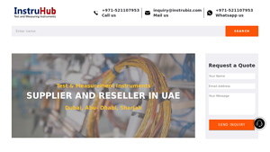 Supplier of Test & Measurement Instruments in UAE - Instruhub - measuring instruments supplier