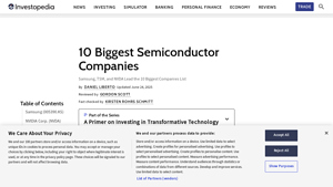 10 Biggest Semiconductor Companies - Investopedia - semiconductor supplier