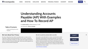 Understanding Accounts Payable (AP) With Examples and How To Record AP - obligations to suppliers of goods accounting