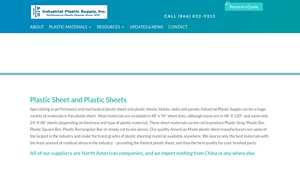 Plastic Sheet and Plastic Sheets - Industrial Plastic Supply, Inc. - plastic sheet supplier