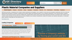 Plastic Material Manufacturers and Suppliers - IQS Directory - plastic products supplier