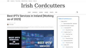 Best IPTV Services in Ireland [Working as of 2025] - iptv supplier