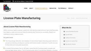 License Plate Manufacturing - Irwin Hodson Group - licence plate manufacturers