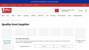 Goat Supplies, Equipment and Accessories — Jeffers - goat supplier