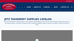View Taxidermy Supply Catalog- Jetz Taxidermy Supply - taxidermy supplier