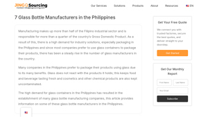 7 Glass Bottle Manufacturers in the Philippines - jingsourcing - bottle supplier wine