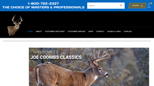 Joe Coombs Classics, Inc. - The Choice of Masters & Professionals - taxidermy supplier