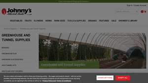Greenhouse & Tunnel Supplies | Johnny's Selected Seeds - greenhouse supplier
