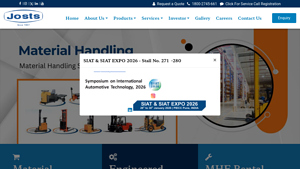 Josts Engineering Co. Ltd. :: Material Handling & Eng. Products - material handling equipment supplier