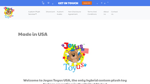 Made in USA - Joyus Toyus Custom Plush Toys - plush toy supplier