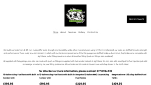 Store — JSH custom Fabrications - custom fuel tank fabrication