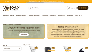 Commercial Coffee Shop Equipment & Café Supplies | Kaldi.com - coffee machine supplier