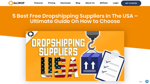 5 Best Free Dropshipping Suppliers In The USA - Ultimate Guide On How ... - free dropshipping suppliers usa