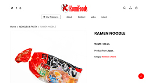 RAMEN NOODLE - Japanese Foodstuff / Food Product Supplier in UAE - Kami ... - ramen noodles supplier