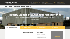 Home • Kandela Lighting Ltd · Leading Wireframe Manufacturers - lamp shade supplier