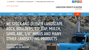 Landscaping Supplies, Carso Landscape Supply, Phoenix, Peoria, Sun City, AZ - landscape rock supplier