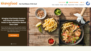 Frozen Food, Potatoes, Vegetables and Fruit - Frozenland Kirana Food - frozen food supplier