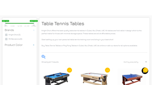 Table Tennis Tables - Knight Shot - pingpong table supplier china