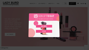 Private Label Cosmetic Manufacturer - Shop - Lady Burd® - makeup supplier