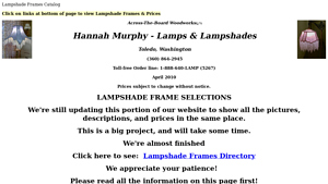 Lampshade Frame Catalog - lampshademaker.com - lamp shade supplier