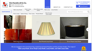 Manufacturer of Table Lamp Shade & Fabric Lamp Shade by Om Handicraft ... - lamp shade supplier