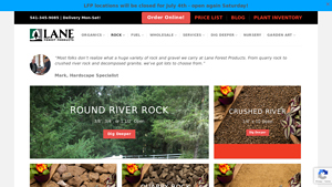Bulk Rock & Gravel | Lane Forest Products - forest suppliers