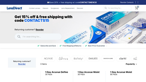 Buy Contact Lenses | Cheap Contacts Online | LensDirect - contact lens supplier
