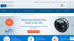 Welding Supply Store | Linde Gas & Equipment - welding supplier
