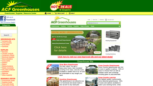 ACF Greenhouses - Best deals on greenhouses & hobby greenhouse kit ... - greenhouse supplier