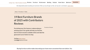 The 19 Best Furniture Brands of 2025 (Including Reviews) - best furniture supplier