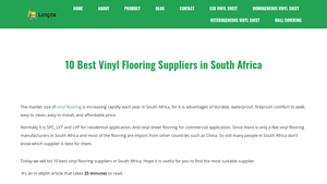 10 Best Vinyl Flooring Suppliers in South Africa - vinyl flooring supplier