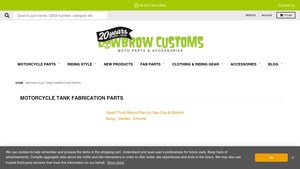 Custom Fuel Tank, Gas Tank Fabrication Parts - Lowbrow Customs - custom fuel tank fabrication