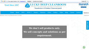 Modular Cleanroom Manufacturer in India | HVAC - LUCKYDEEP - modular clean room supplier