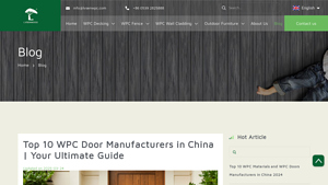 Top 10 WPC Door Manufacturers in China | Your Ultimate Guide - china wpc door supplier