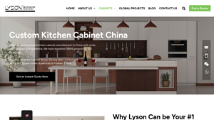 Custom Kitchen Cabinet Supplier in China - Lyson - kitchen cabinet supplier china