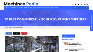 10 Best Commercial Kitchen Equipment Suppliers - Machineopedia - commercial kitchen supplier