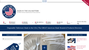 Disposable Tableware Made in the USA | The GREAT American Made Brands ... - disposable tableware supplier