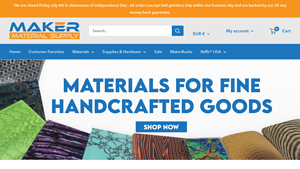 Maker Material Supply- Materials & supplies for fine handcrafted goods - knife making supplier