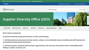 Supplier Diversity Office (SDO) - Mass.gov - diversity supplier