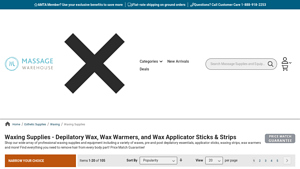 Waxing Supplies - Depilatory Wax, Wax Warmers, and Wax Applicator ... - wax warmer supplier