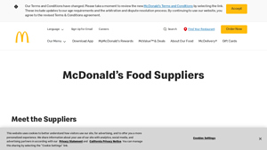 McDonald's Food Suppliers - french fries supplier